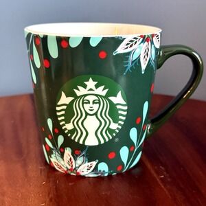 Starbucks 2020 Holiday Mug 16 oz Green Red Christmas Coffee Cup‎